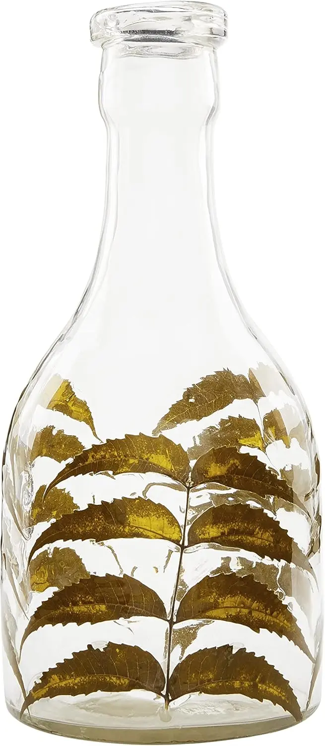 Leaf Glass Vase by Mudpie