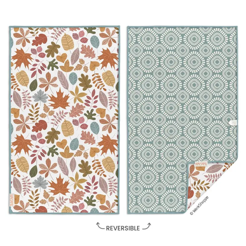 Leaf Impressions - Reversible Microfiber Towel