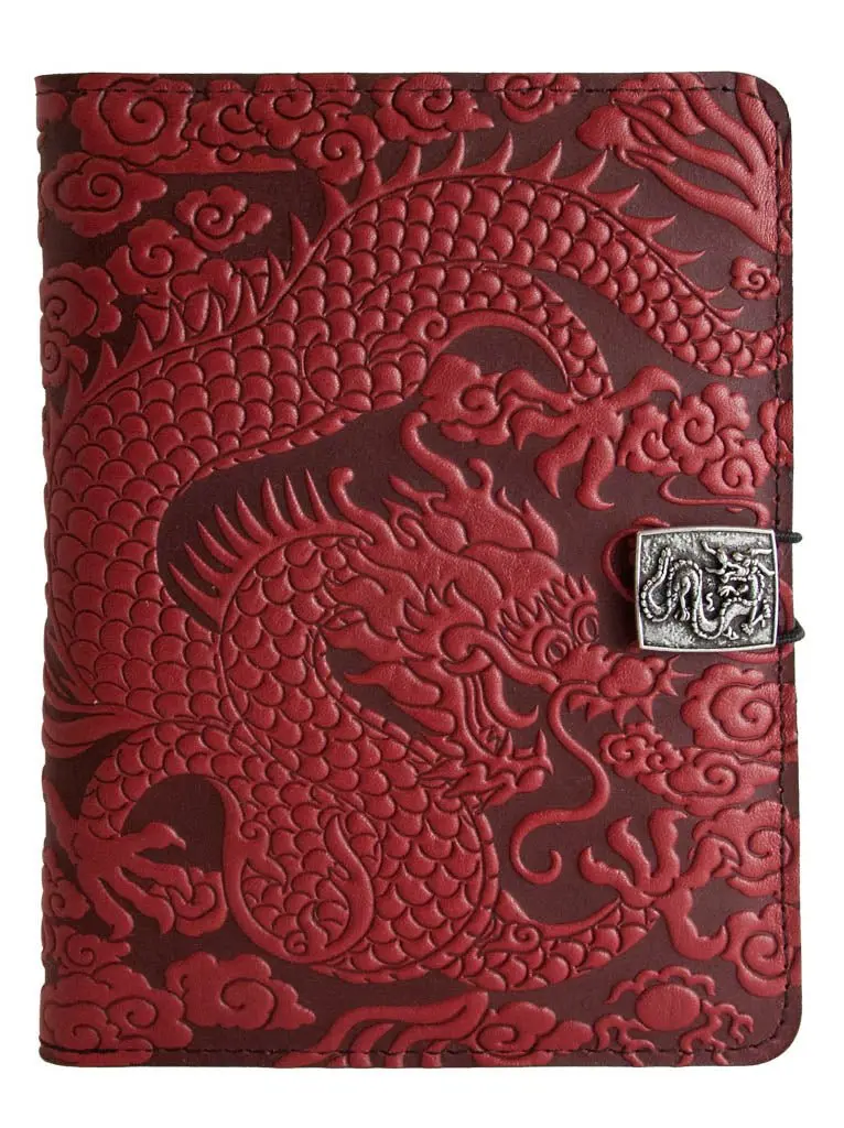 Leather Cover for Kindle e-Readers, Cloud Dragon