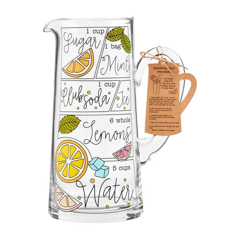 Lemonade Glass Pitcher