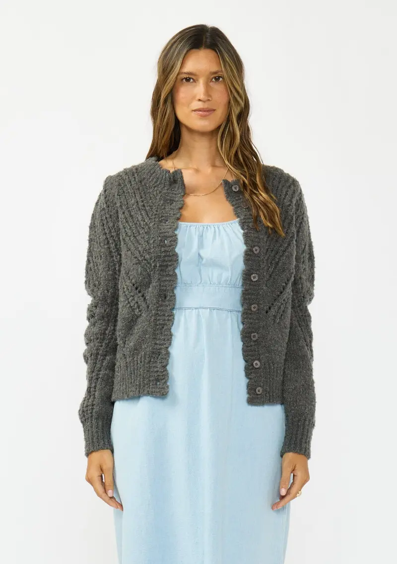 Lenore Pointelle Cardigan