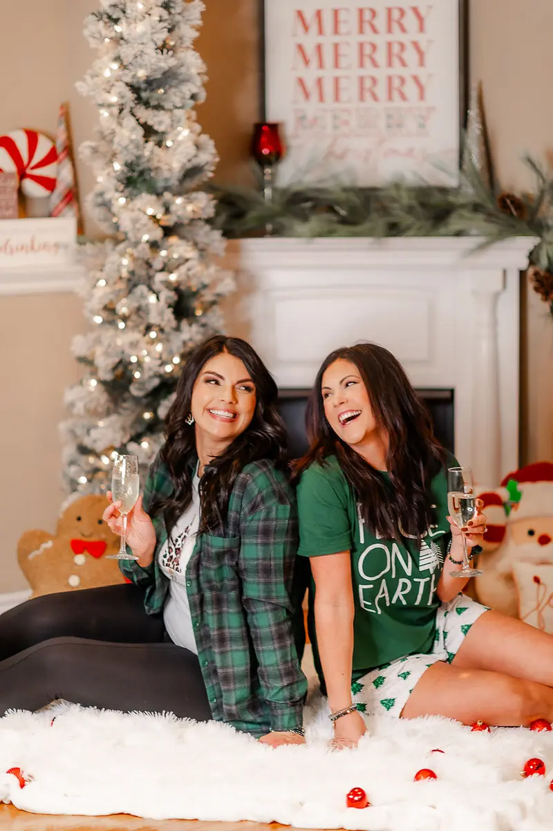 Leopard Christmas tree tee