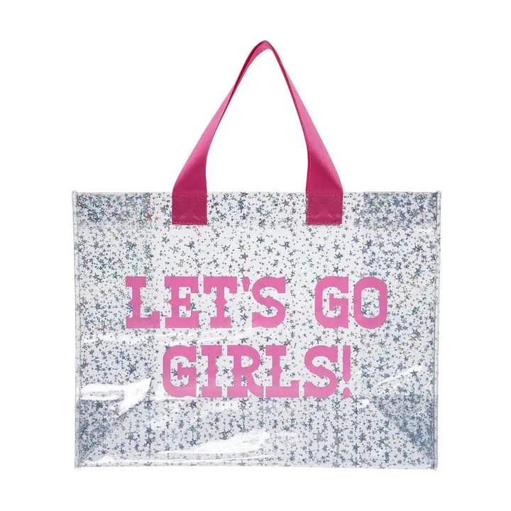 Let's Go Girls Large Star Tote