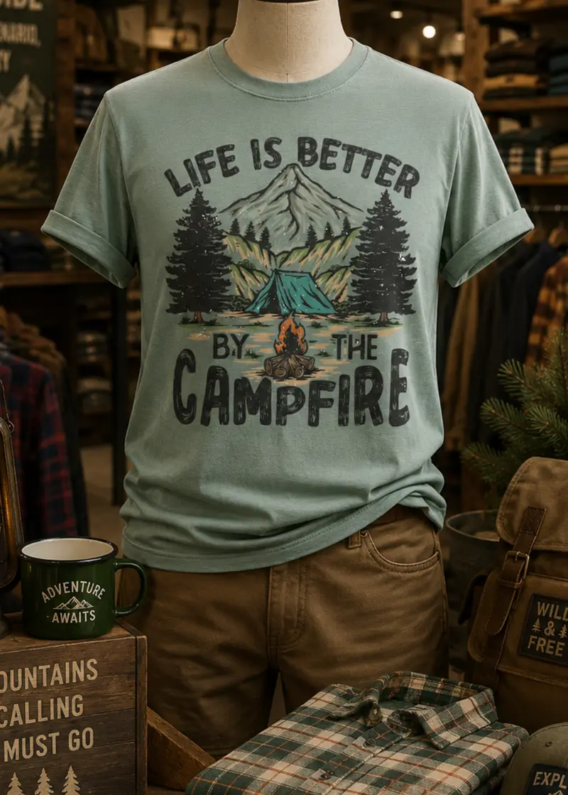 Life is Better By The Campfire