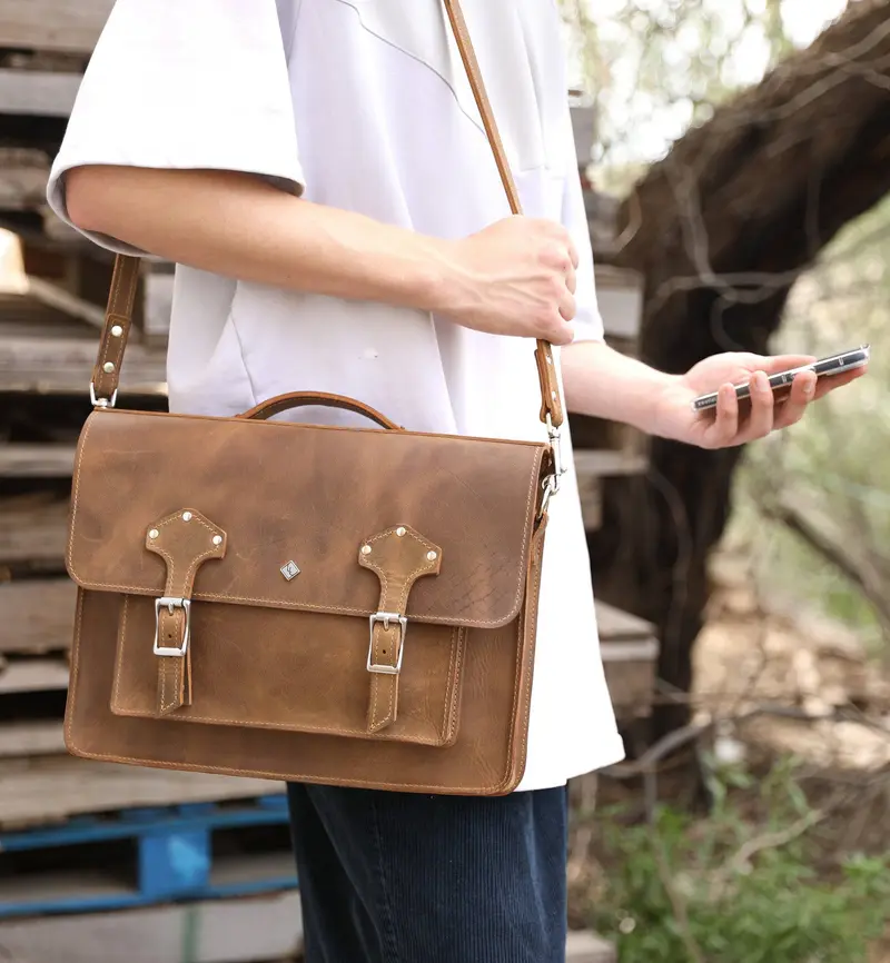 Lifetime Leather Co. Messenger Bag
