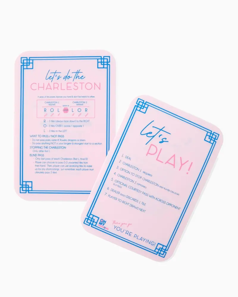 Light Pink Mahjong Shufflers – Automatic Tile Shuffler Set