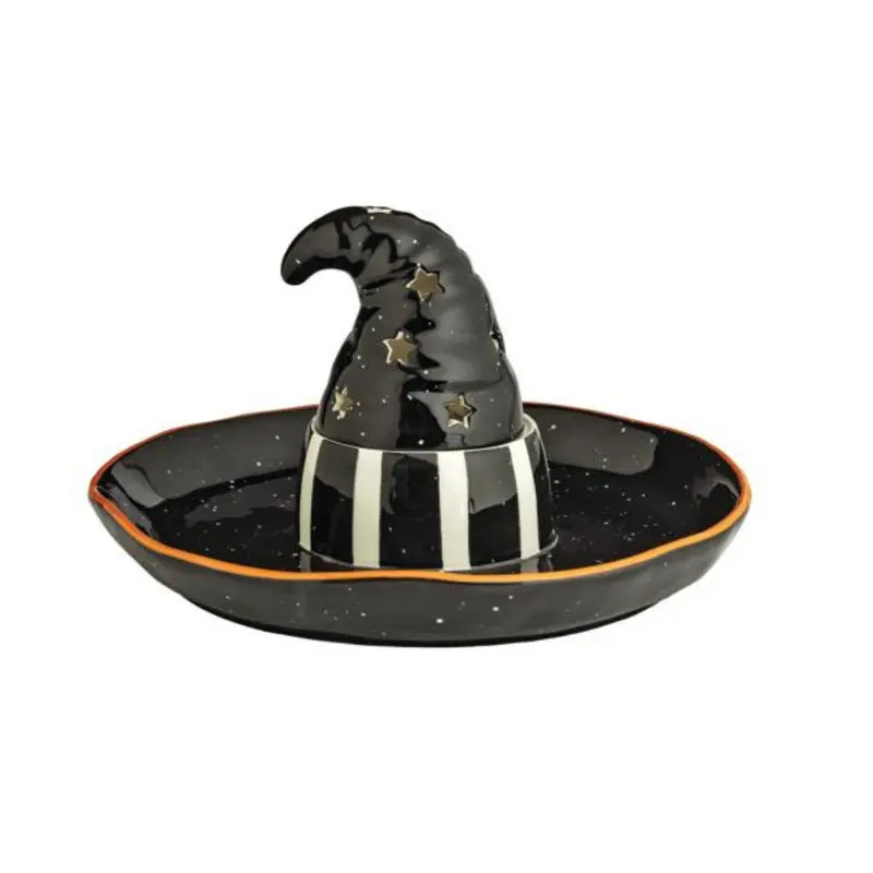 Light Up Witch Hat Dip and Chip Set by Mud Pie