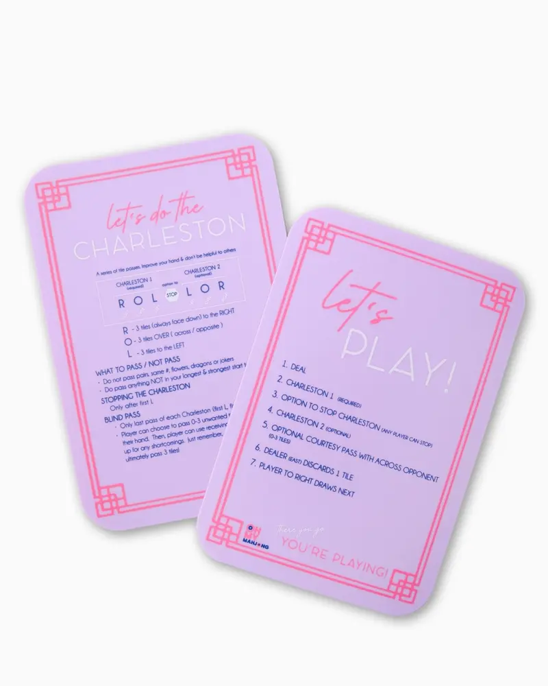 Lilac Mahjong Shufflers – Automatic Tile Shuffler Set