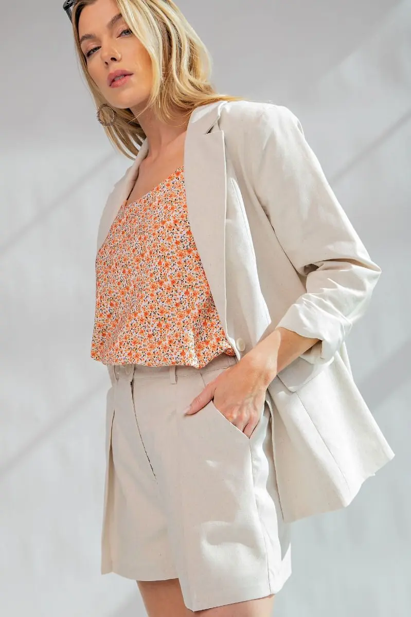 Linen Shorts in 2 Colors