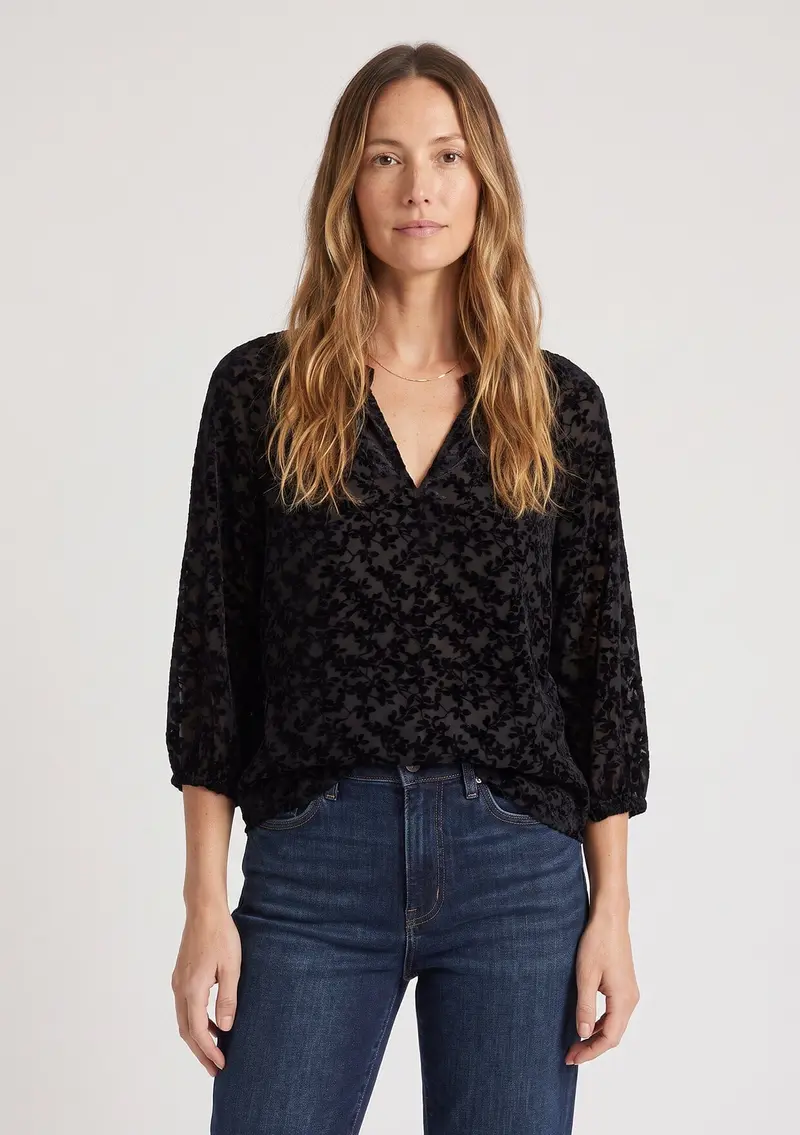 Lorraine Burnout Blouse