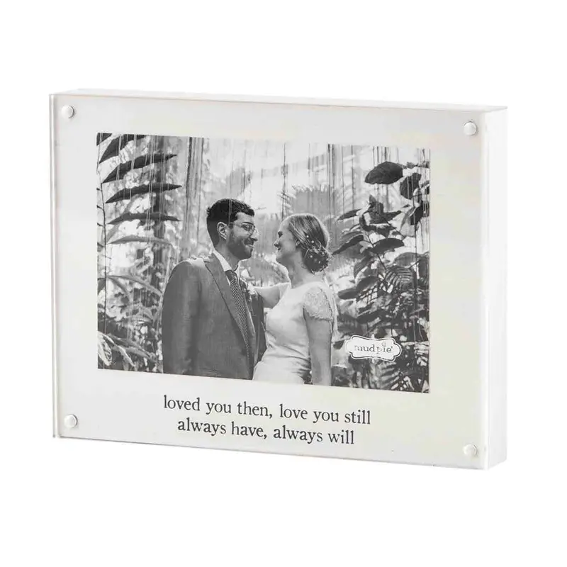 Loved You Then Acrylic Frame by Mudpie