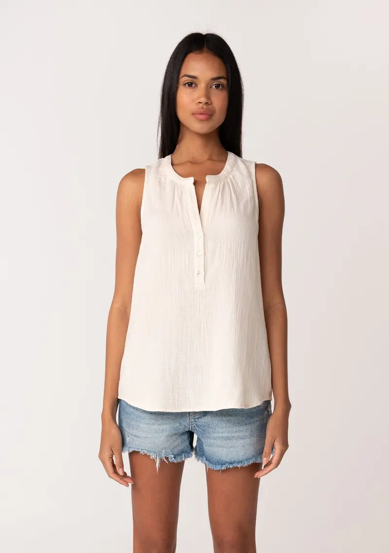 Lue Henley Tank Top