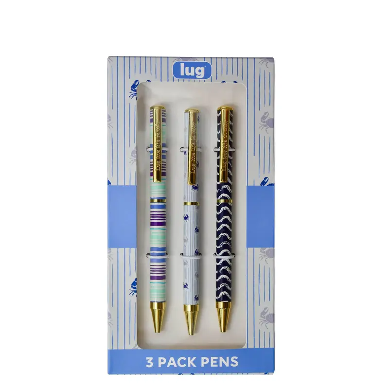 Lug Pens 3pk - Scribble