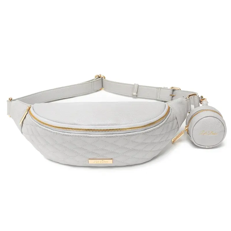 Luli Bebe Crossbody Sling Bag | Stone Grey