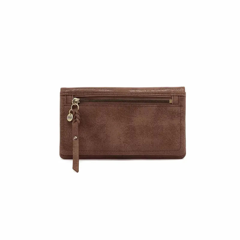 Lumen Continental Wallet in Mocha