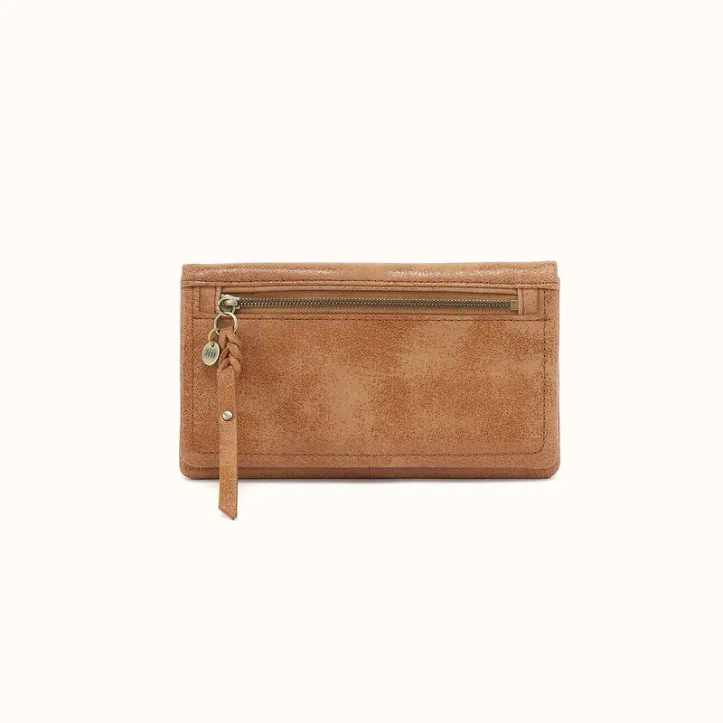 Lumen Continental Wallet in Whiskey