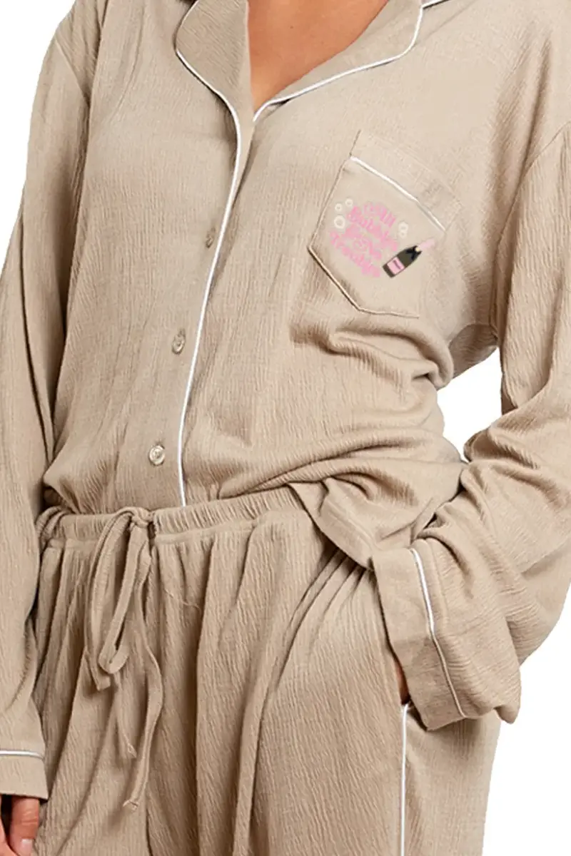 LUXE PAJAMA SET - All Bubbles No Troubles