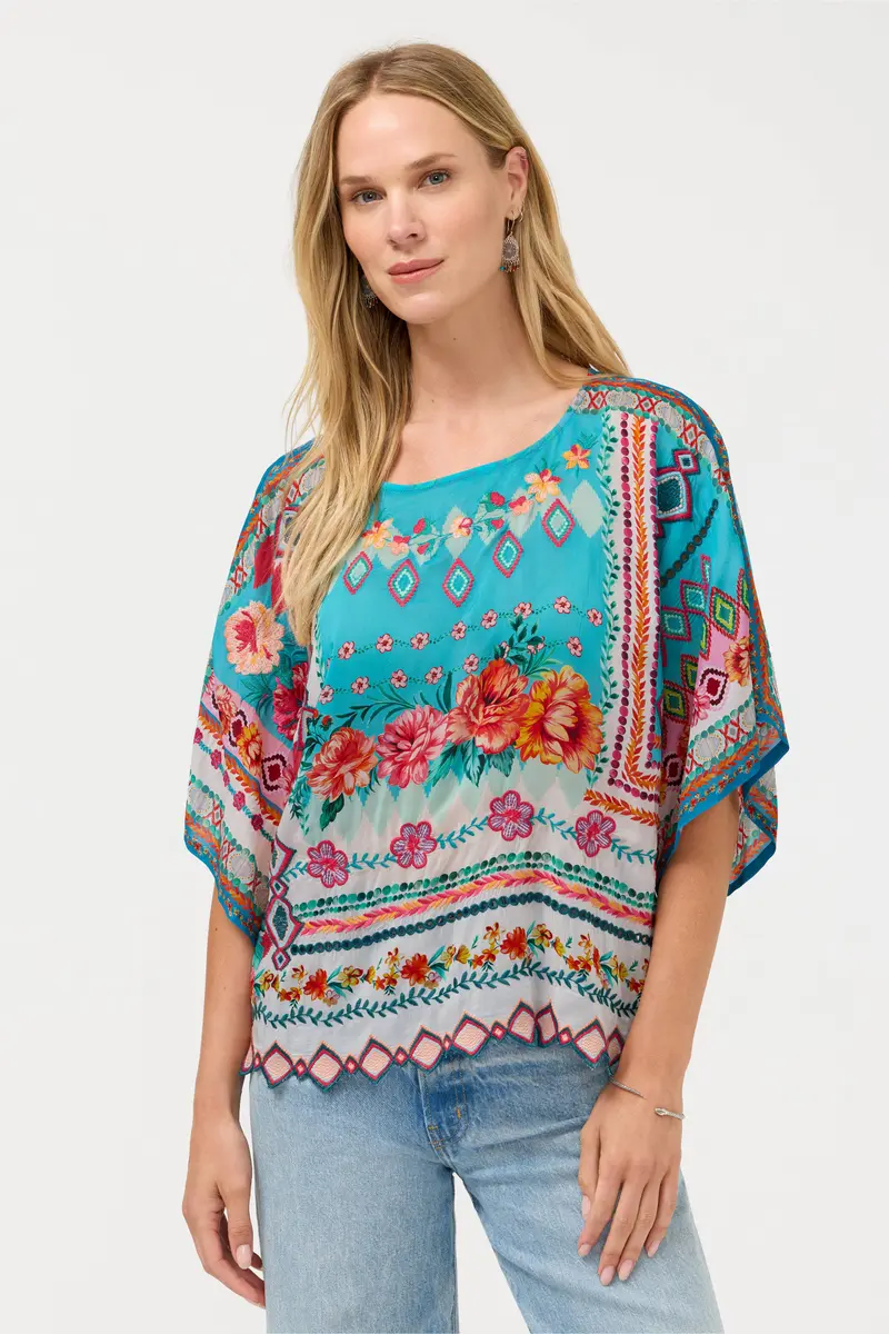 Mabi Blouse in Renata Scarf