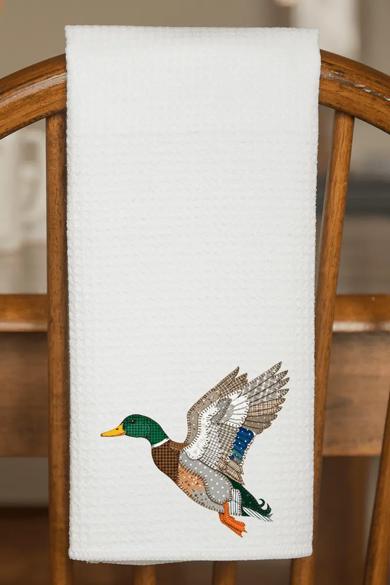 Mallard Flights Waffle Kitchen Towel