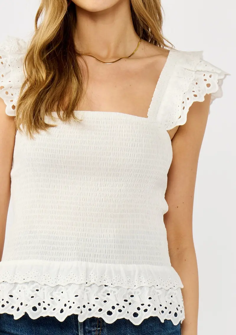 Mariana Smocked Top