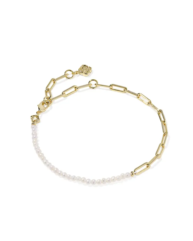 Markie Gold Half Chain Bracelet