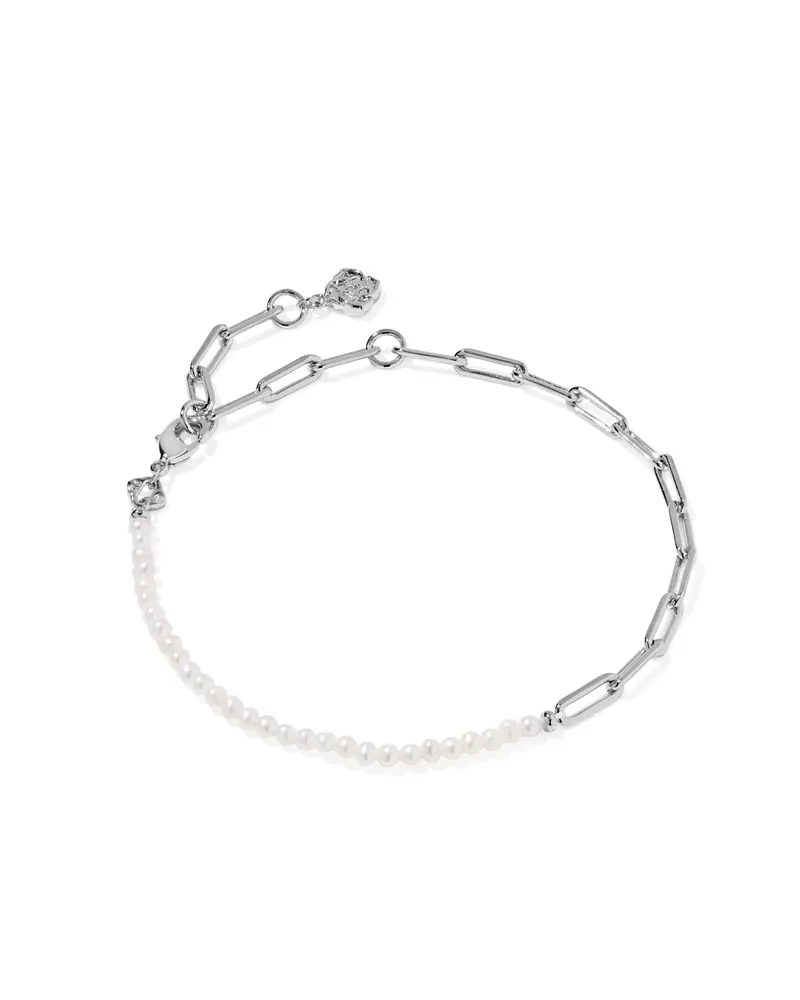 Markie Silver Half Chain Bracelet