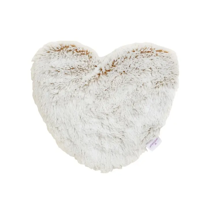 Marshmallow Brown Warmies Heart