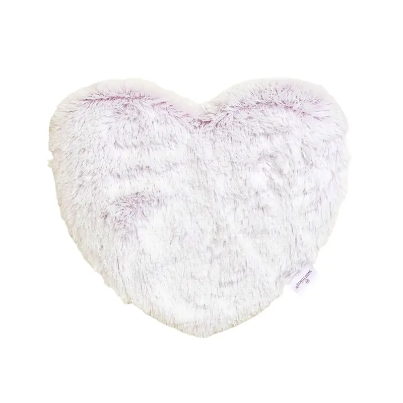 Marshmallow Lavender Warmies Heart