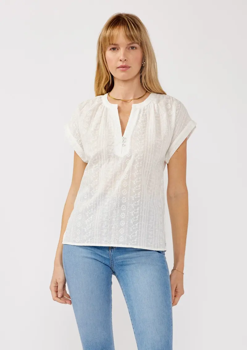 Maya Embroidered Top