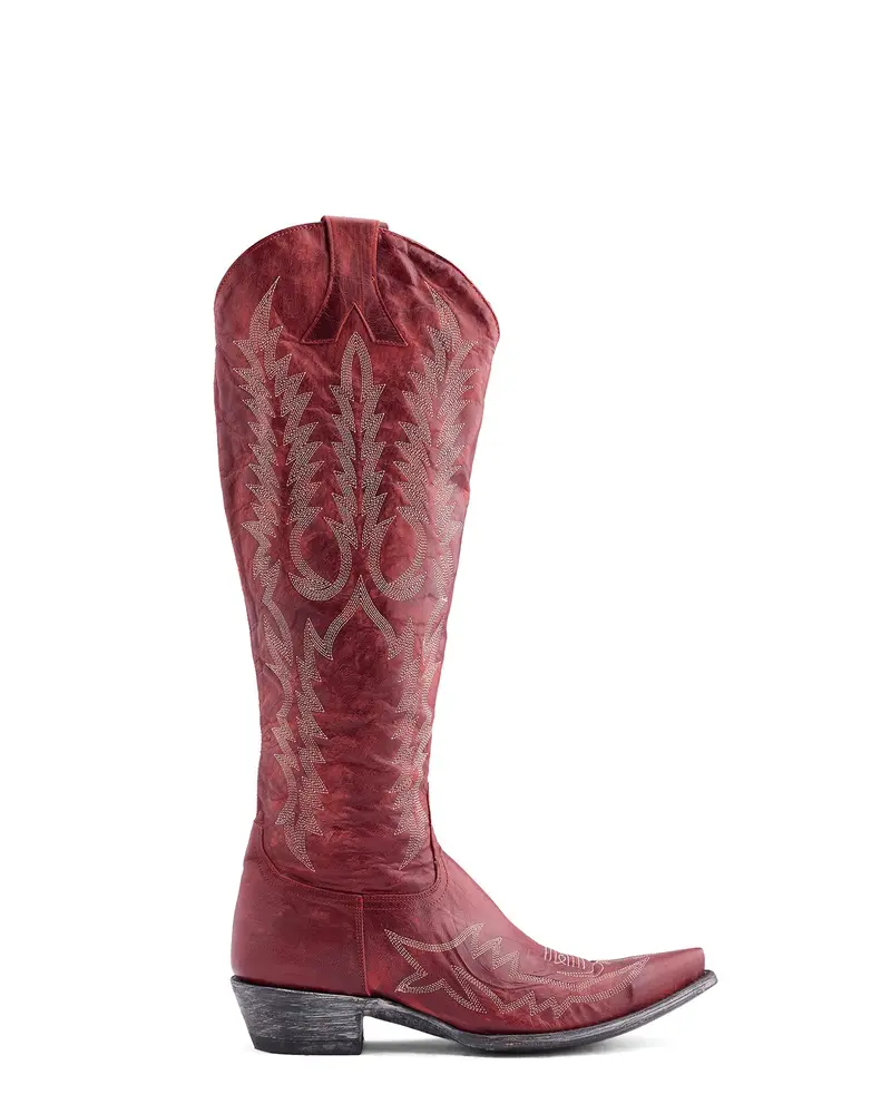 Mayra Bis Boot in Red