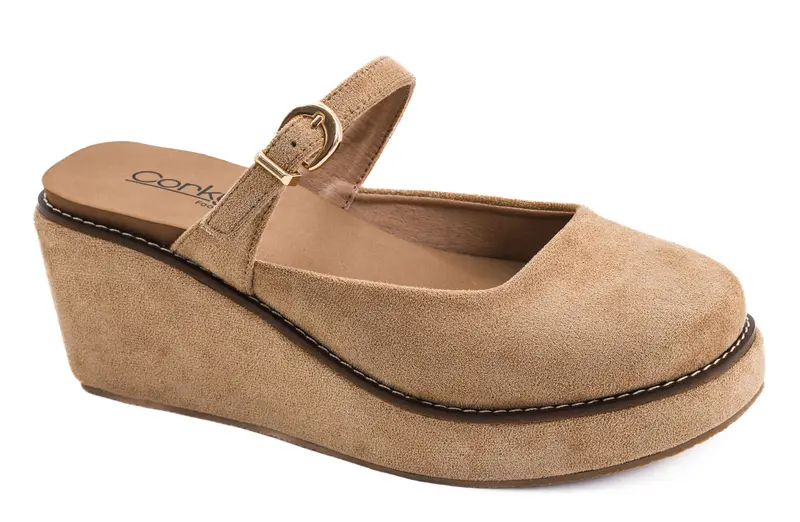 Me Time Camel Wedges by Corkys