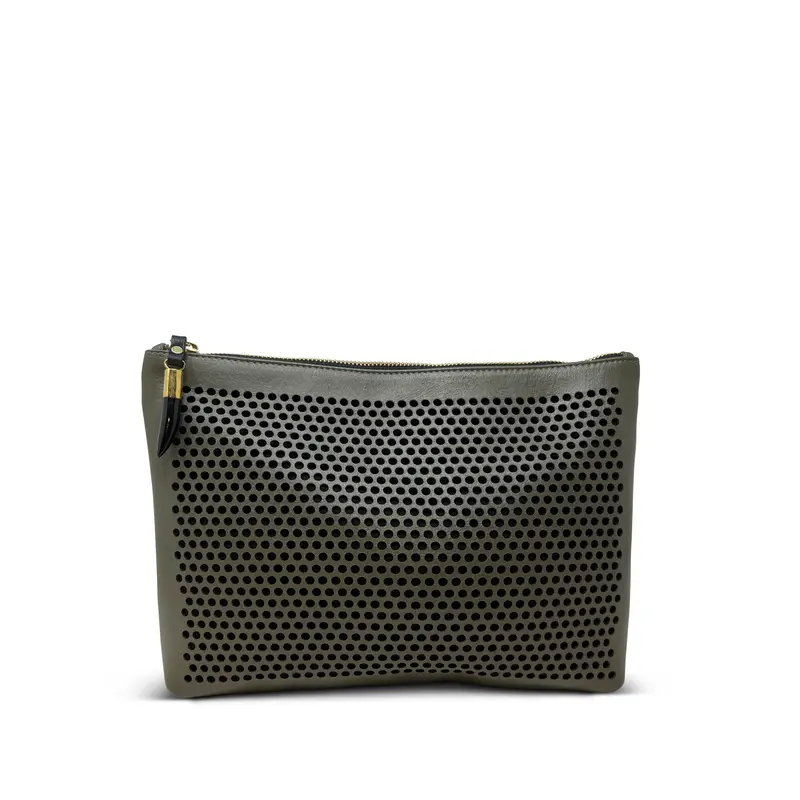 Medium Pouch - Olive Super Perf