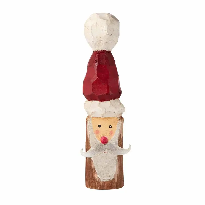Medium Santa Wood Block by Mudpie