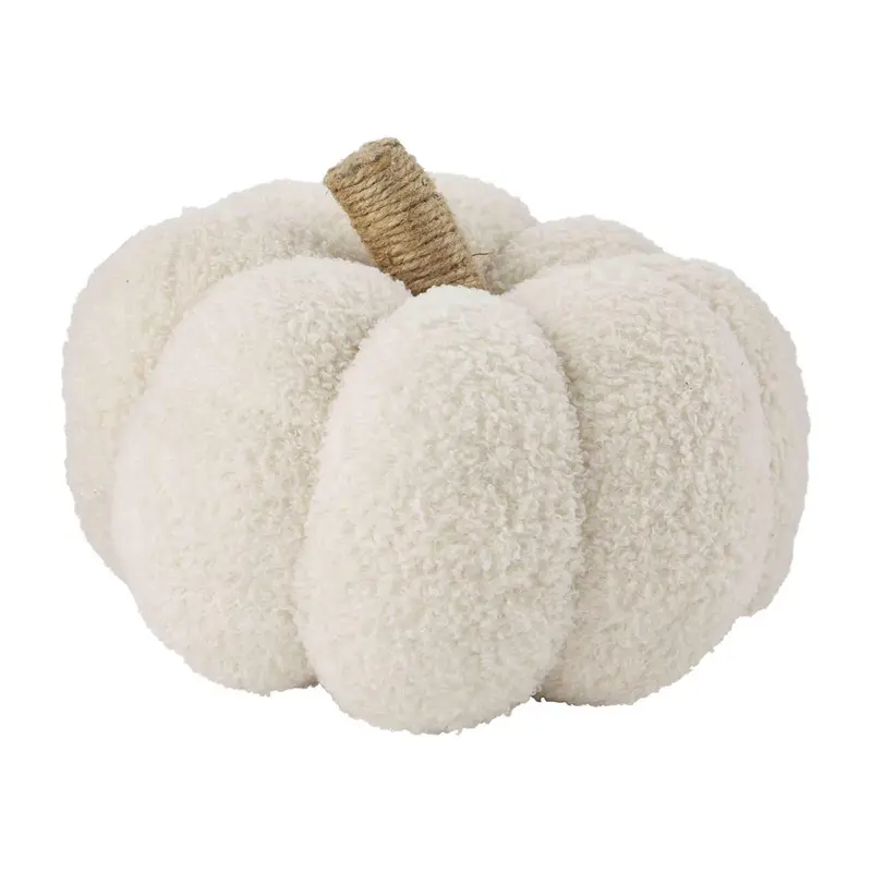 Medium Shearling Pumpkin Cream by Mud Pie