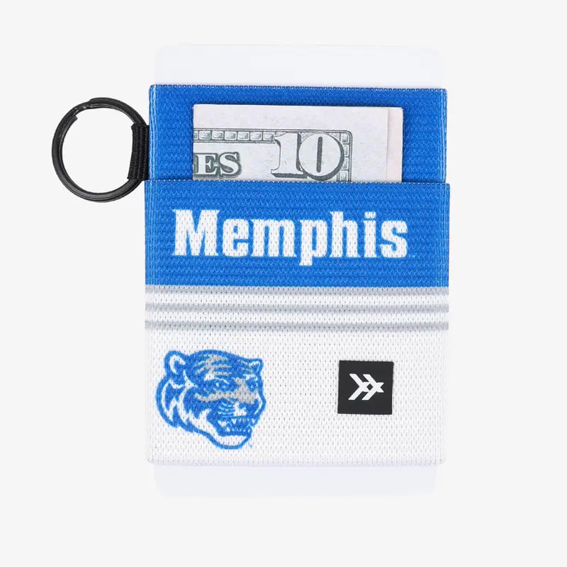 Memphis White - Elastic Wallet