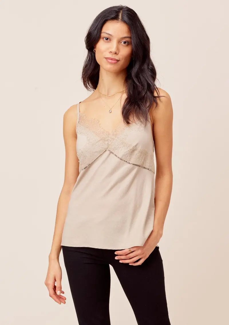 Meri Lace Trim Cami