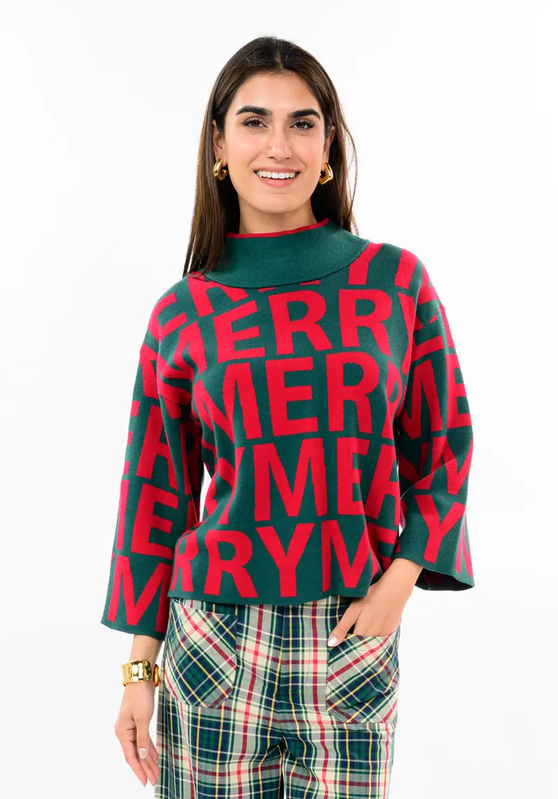 Merriest Sweater in Hunter