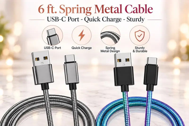 Metallic 6ft USBC Cable - PREORDER