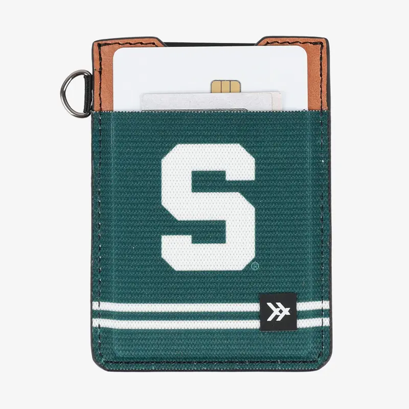 Michigan Green - Vertical Leather Wallet