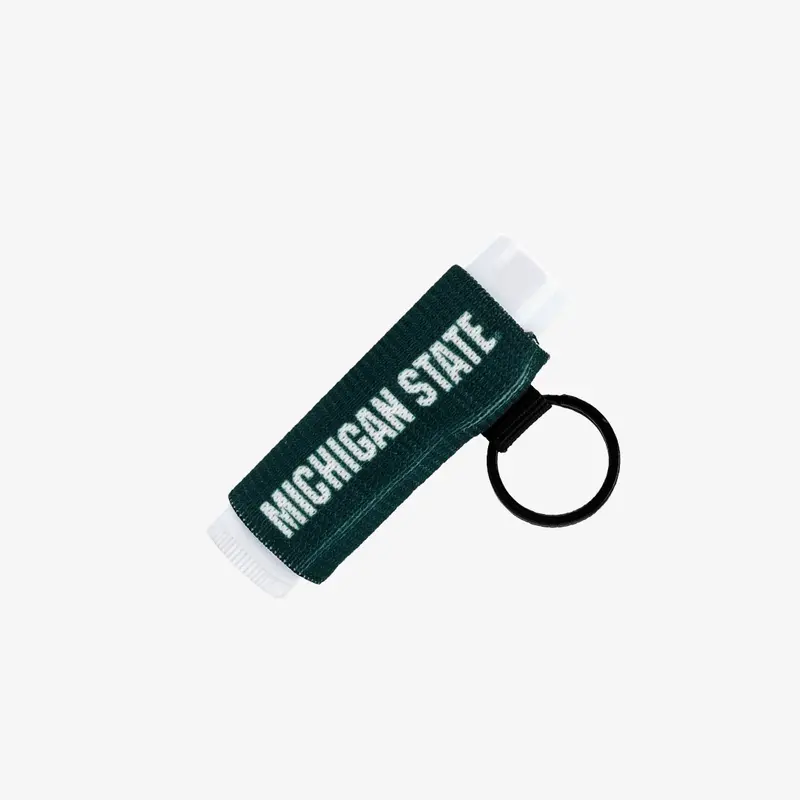 Michigan Spartan - Chapstick Holder Keychain