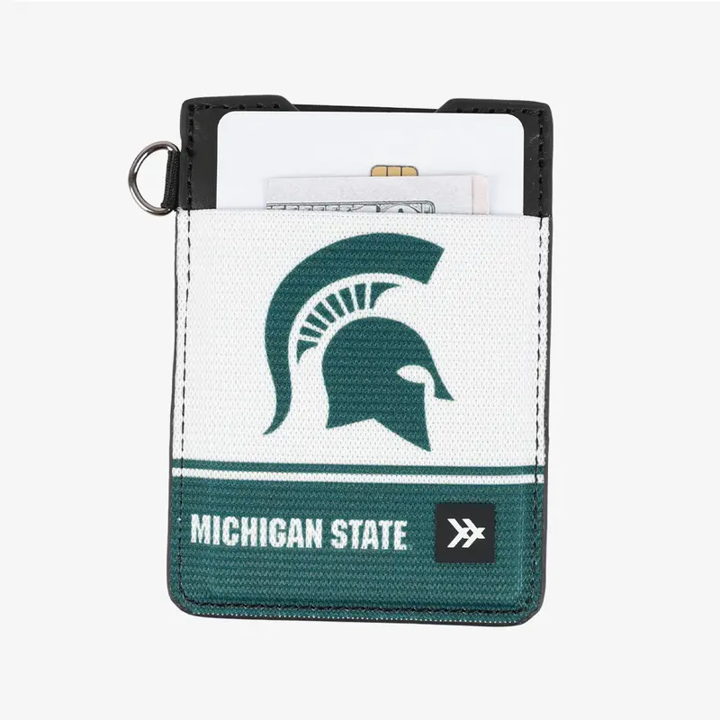 Michigan Spartan - Vertical Leather Wallet