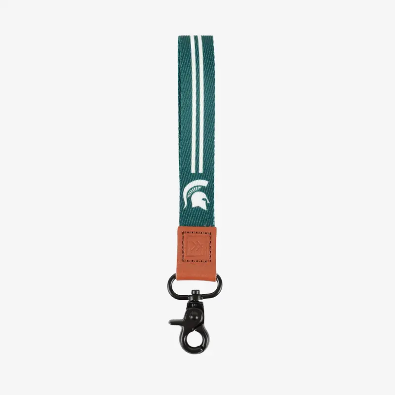 Michigan Spartan - Wristlet Keychain