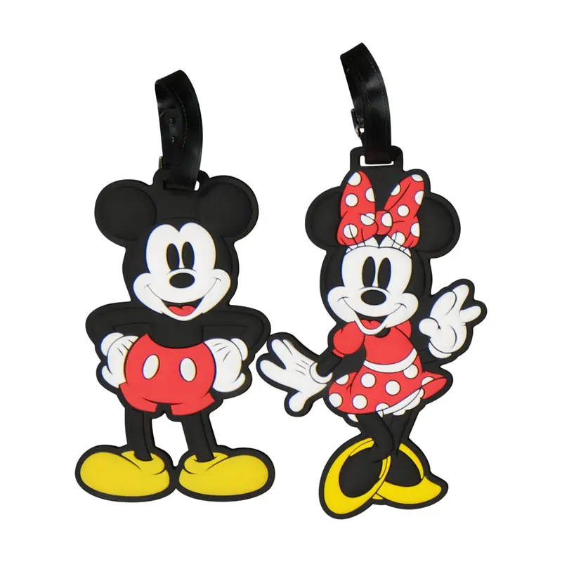 Mickey & Minnie Mouse Disney Luggage Tags Set