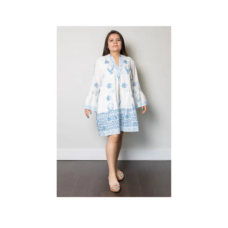 Midi Floral Blue