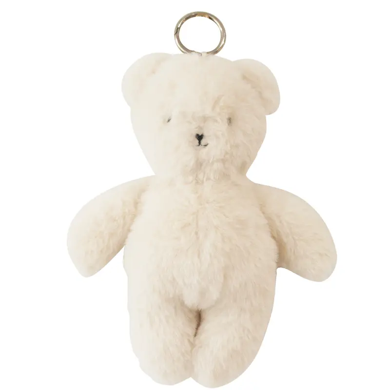 Mini Bear Bag Charm 20cm Ivory
