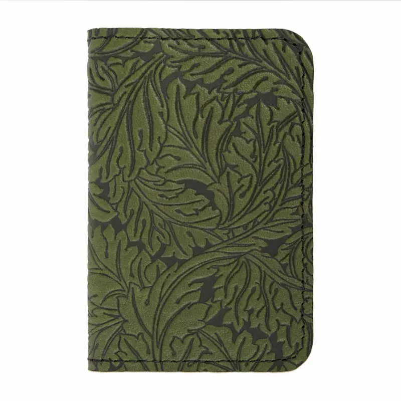 Mini Wallet | Card Holder, Acanthus Leaf