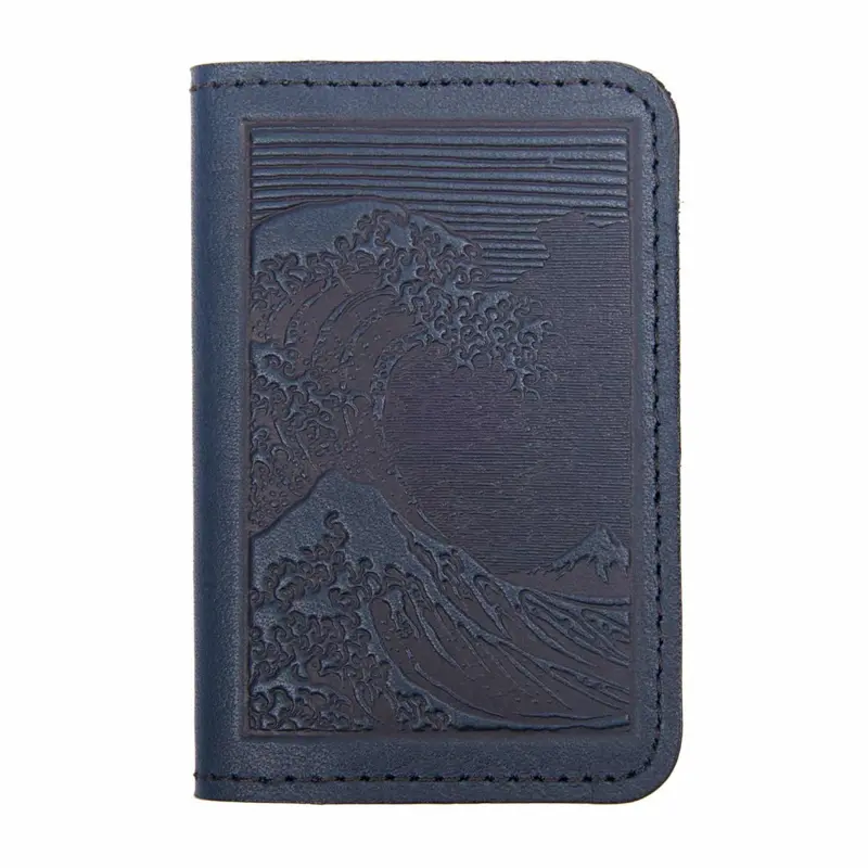 Mini Wallet | Card Holder, Hokusai Wave