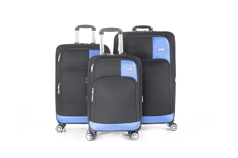 Mirage Brian Soft Shell Lightweight Expandable 3 Piece Luggage Set