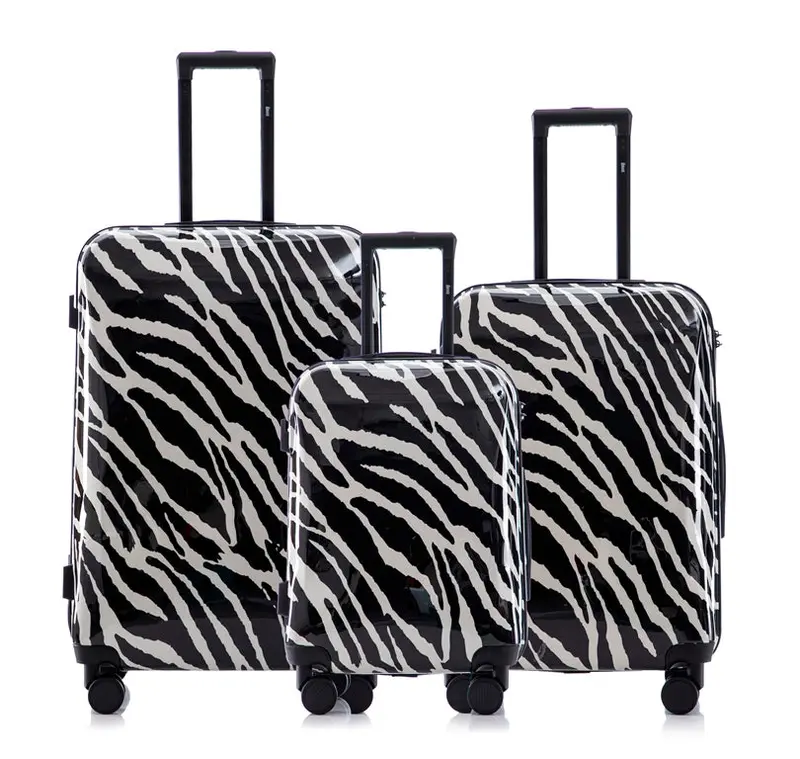 Mirage Zebra 3-Piece Luggage Set