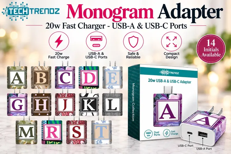 Monogram Fast Charging Adapter - PREORDER